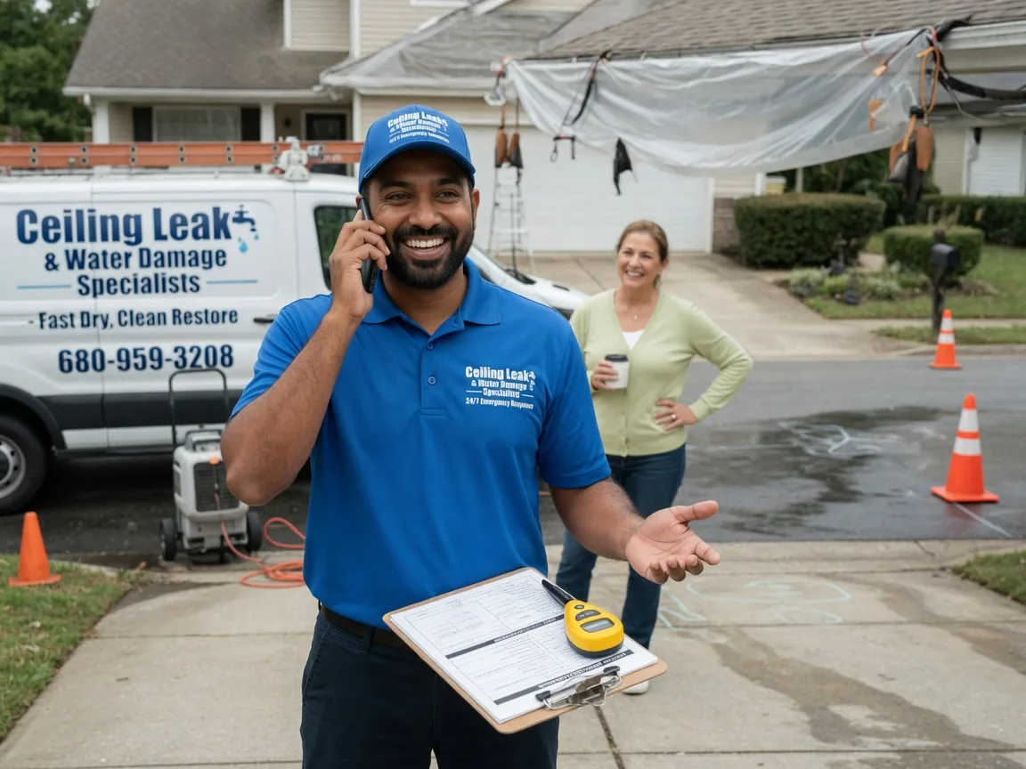 Ceiling Leak Cleanup Spearville, KS FAQs